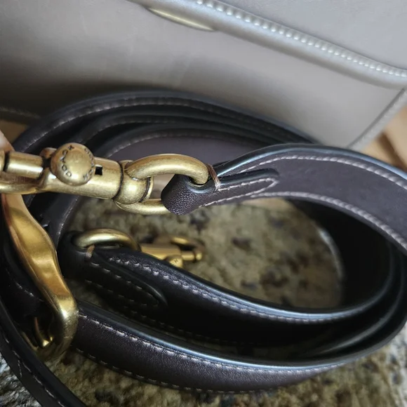 Coach Rogue Top Handle Dark Stone Bag - Picture 10 of 14